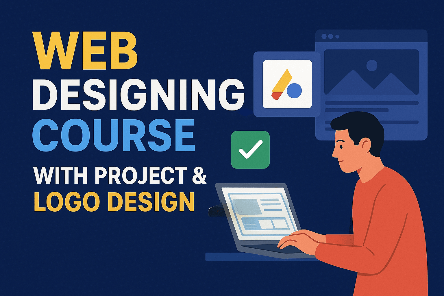 Web Designing Course with Project & Logo Design 