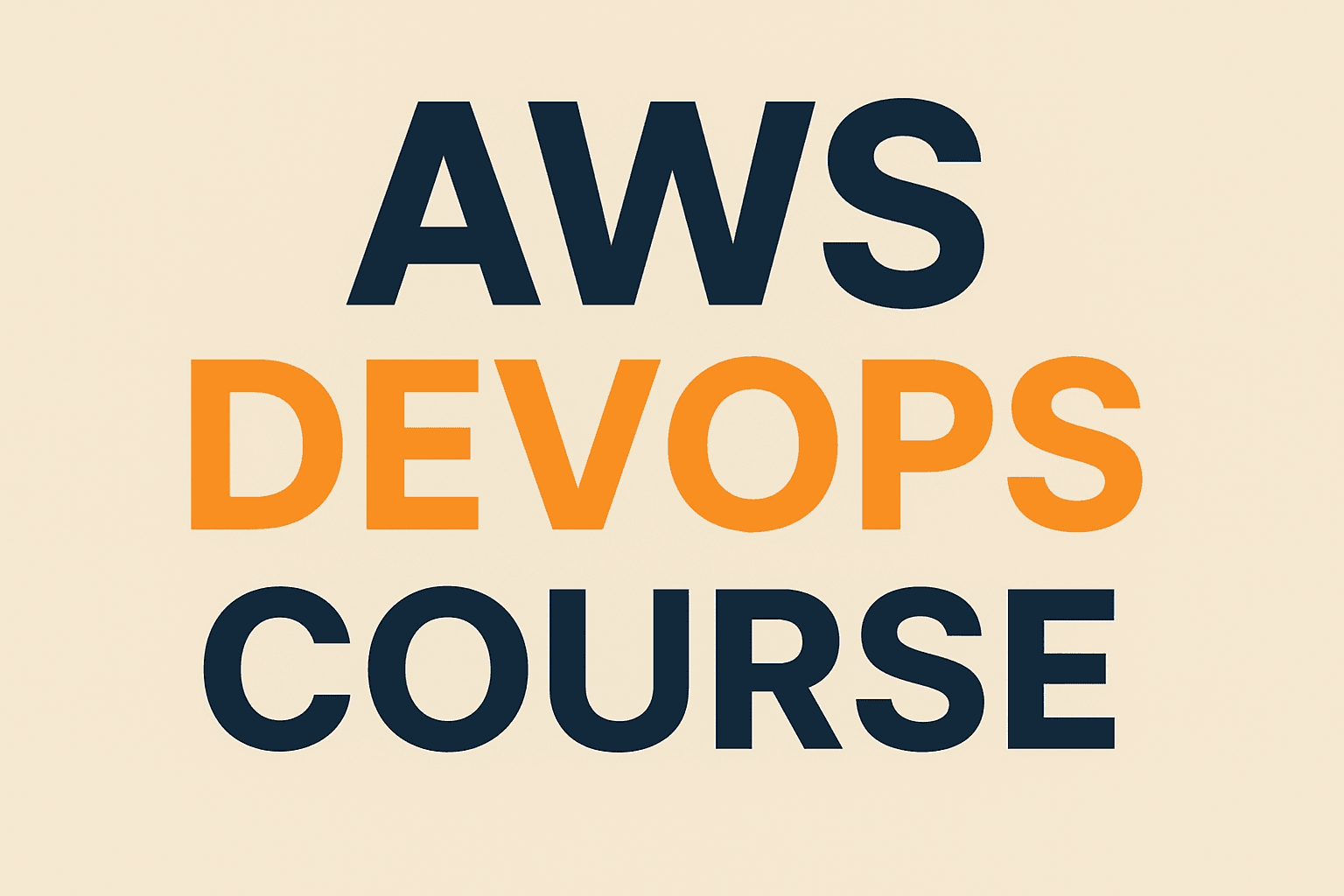 AWS DEVOPS COURSE