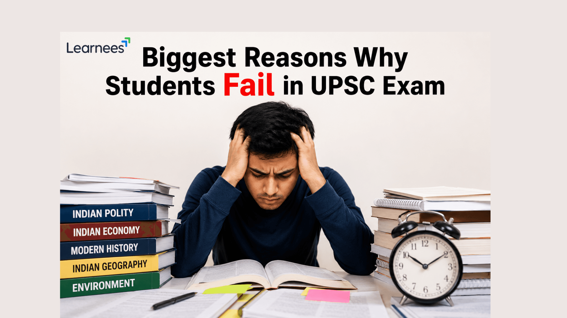 Biggest Reasons Why Students Fail in UPSC Exam