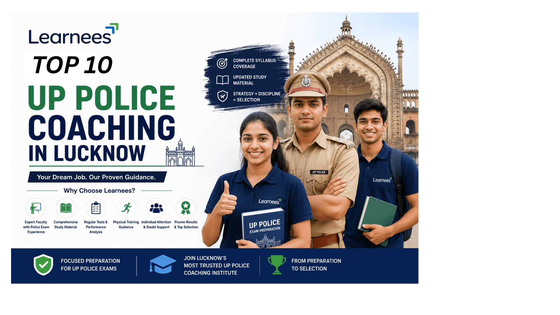 Top 10 UP Police Coaching Institutes in Lucknow 