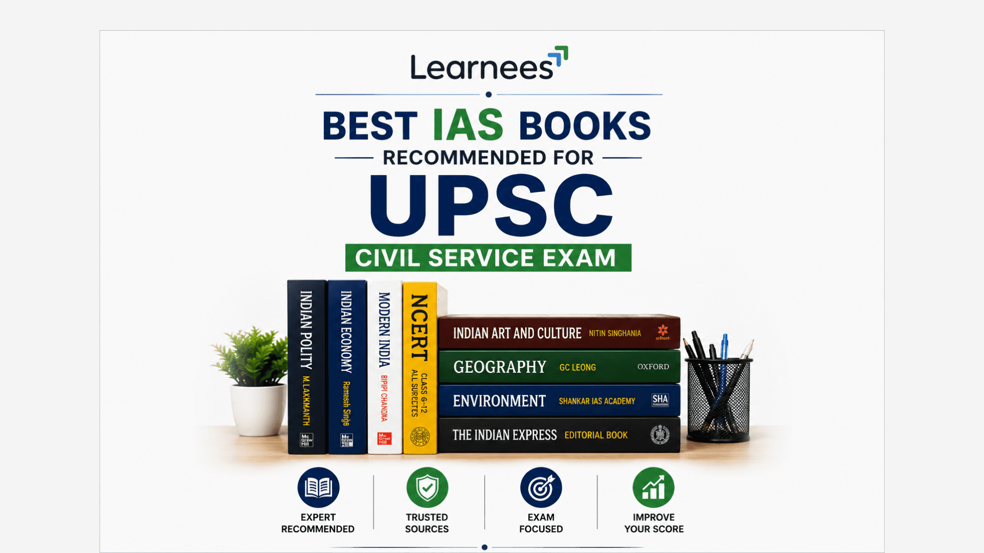 Best IAS Books Recommended For UPSC Civil Service Exam