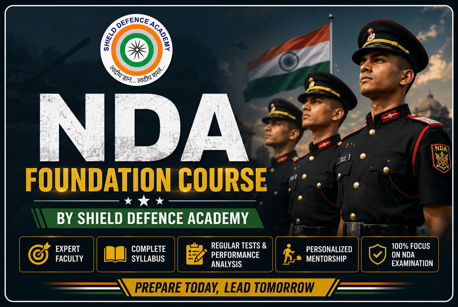 NDA Foundation Course by Shield Defence Academy in Indira Nagar