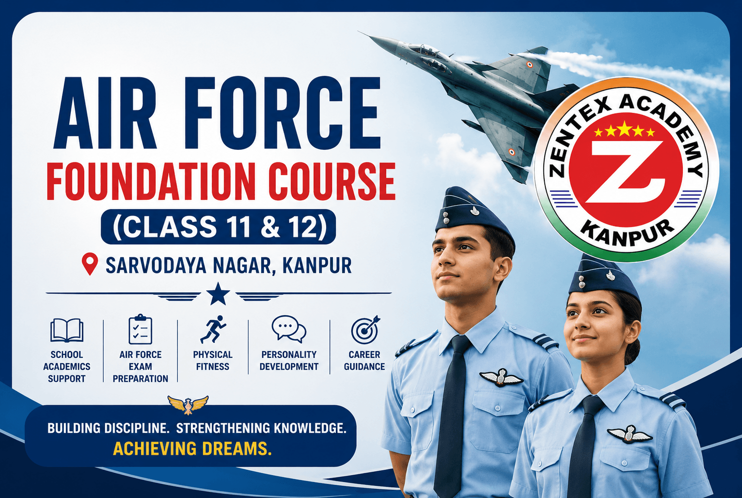 Air Force Foundation Course (Class 11 & 12) Sarvodaya Nagar,Kanpur