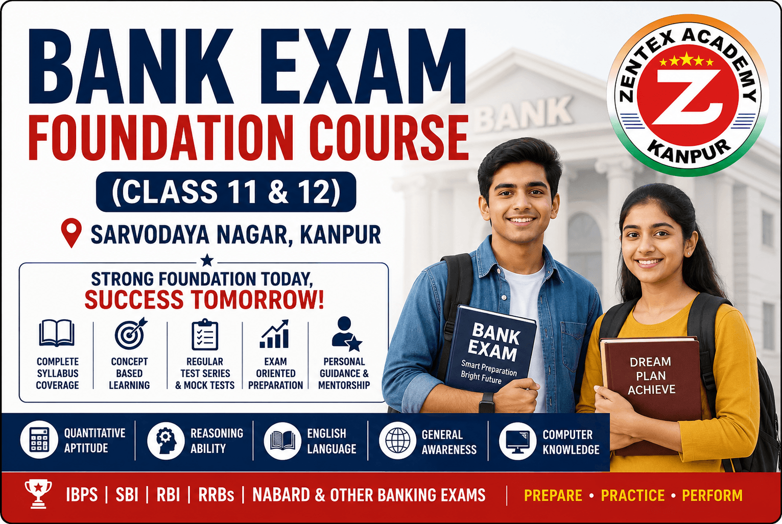 Bank Exam Foundation Course (Class 11 & 12) Sarvodaya Nagar,Kanpur 