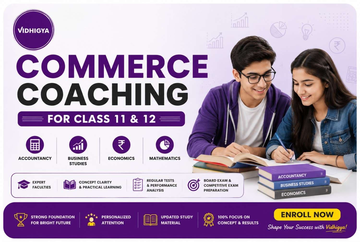 Commerce Coaching for Class 11 & 12 Vidhigya institute civil lines, Prayagraj 