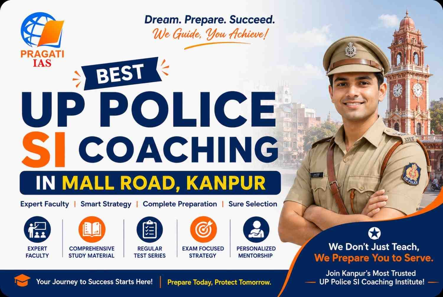 Best UP Police SI Coaching in Mall Road, Kanpur
