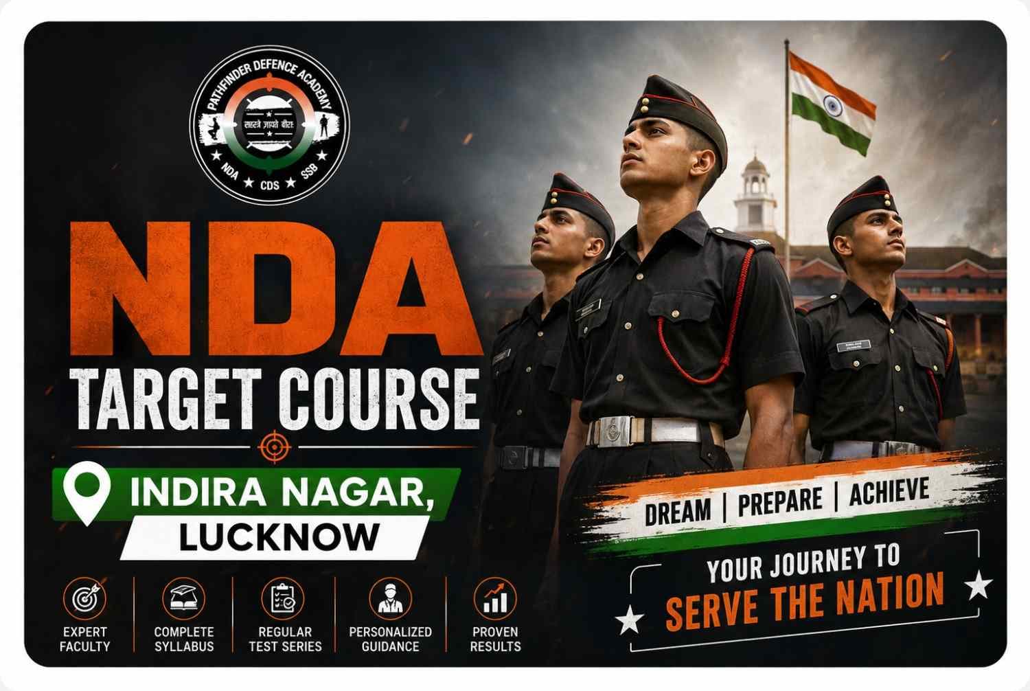 NDA Target Course Indira Nagar, Lucknow