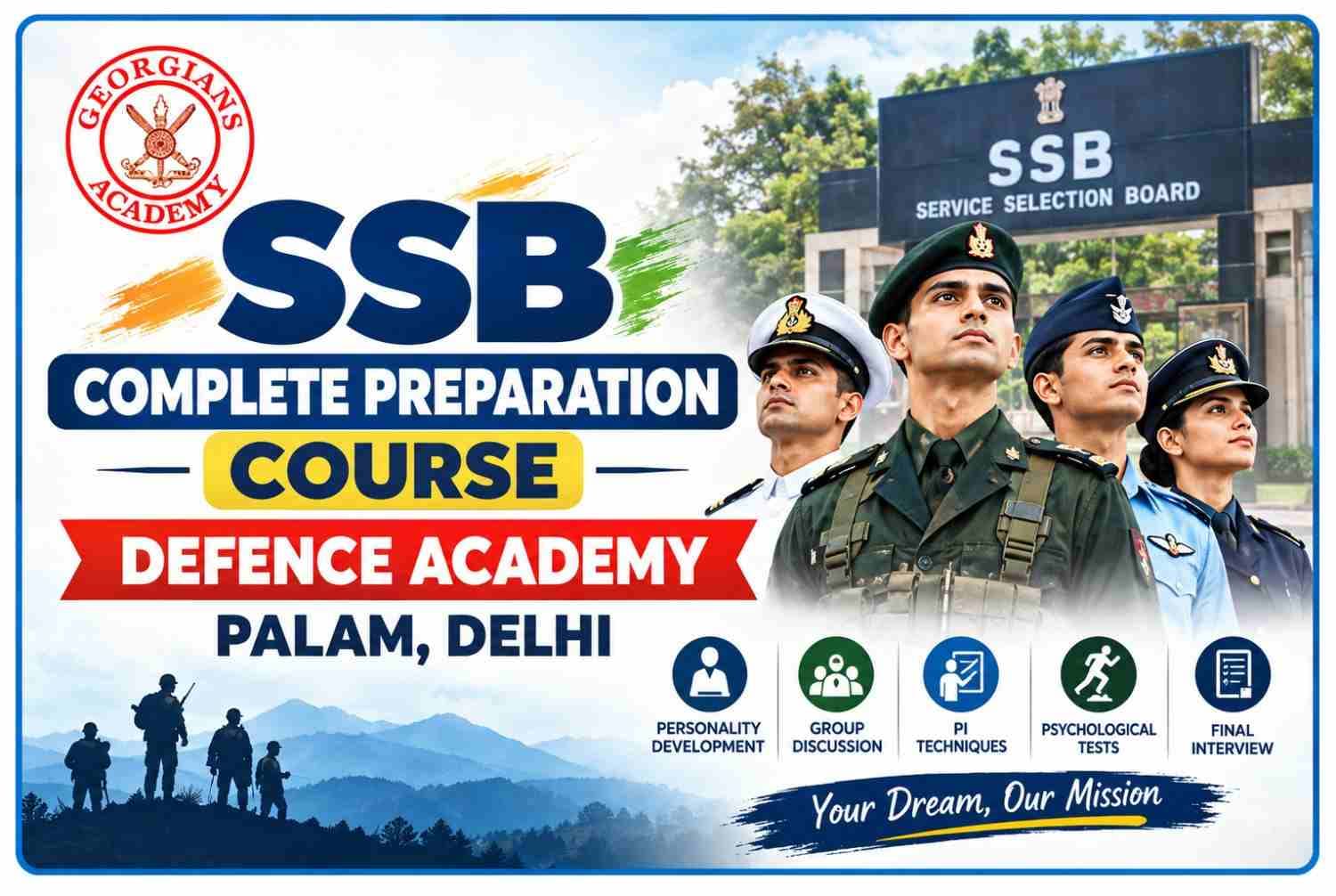 SSB Preparation Coaching in Palam Delhi