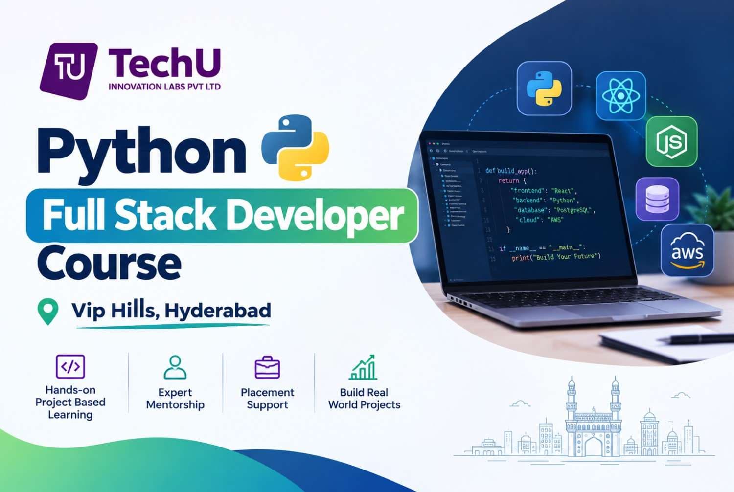 Python Full Stack Developer Course Vip Hills, Hyderabad