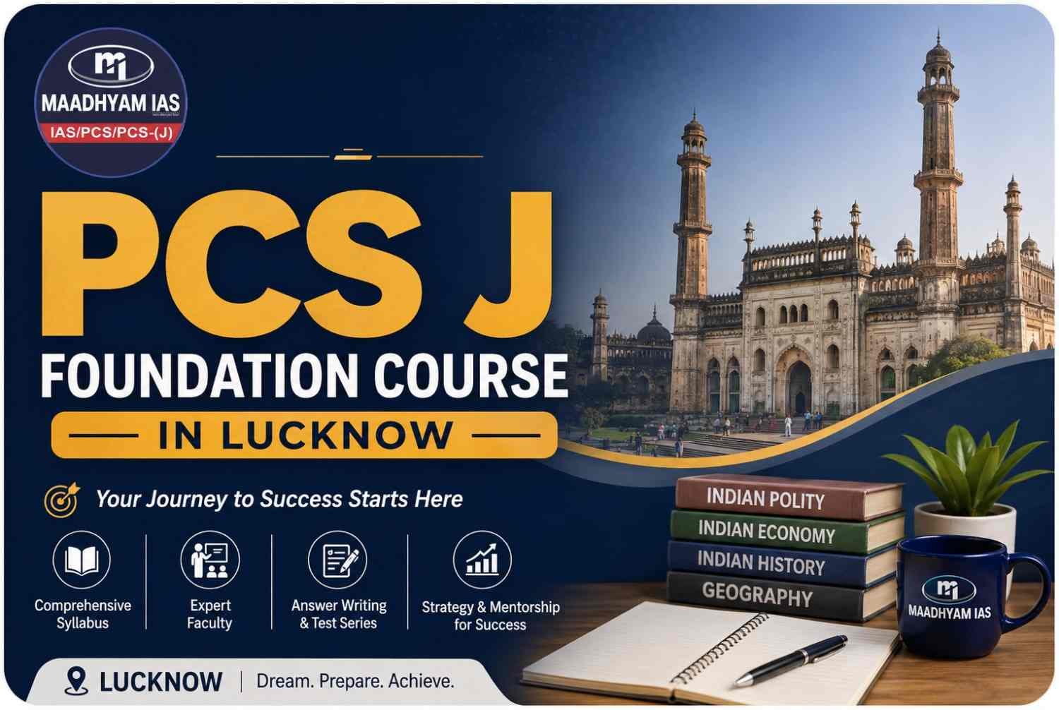  PCS J Foundation Course in Lucknow