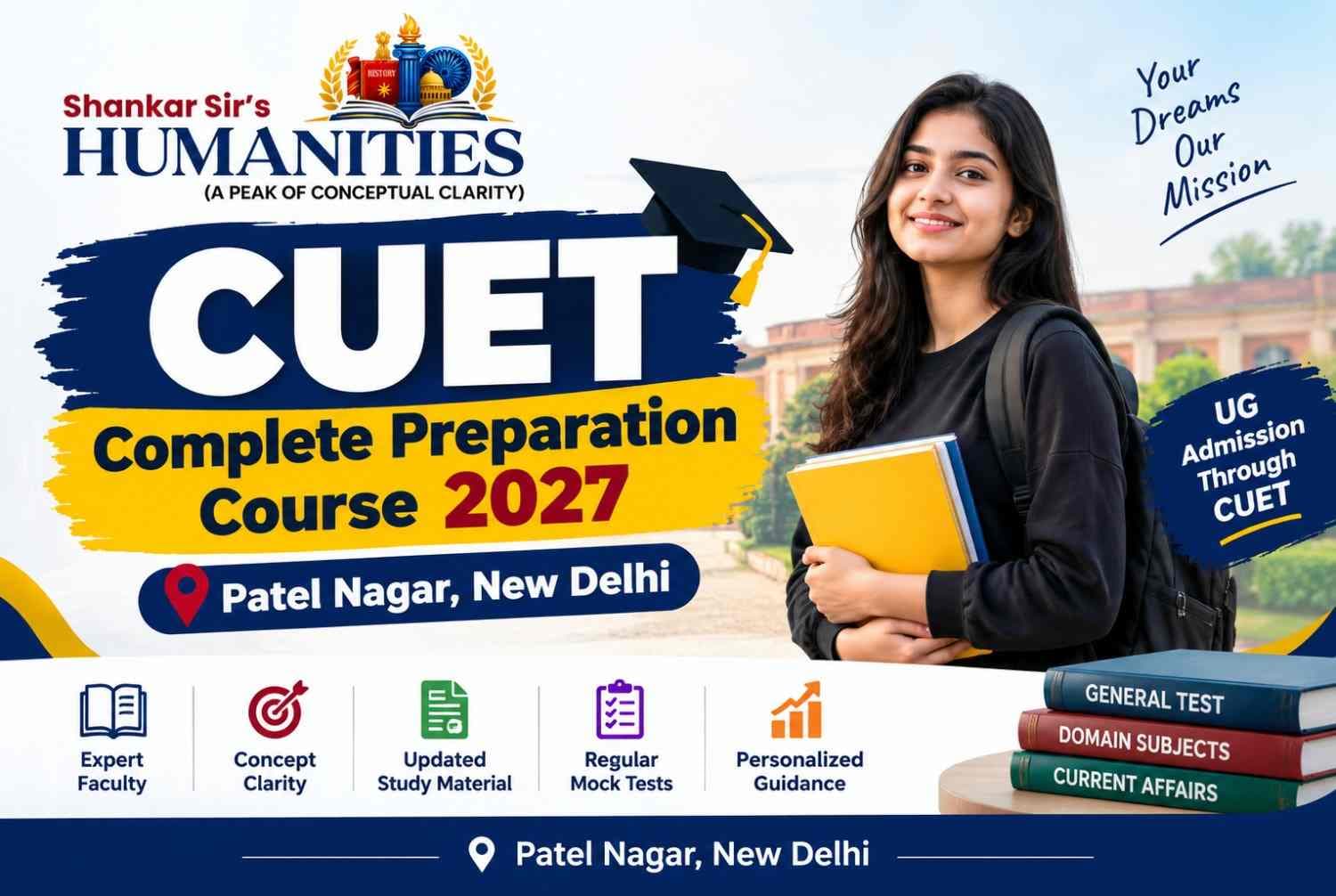 Best CUET Coaching In Patel Nagar Delhi