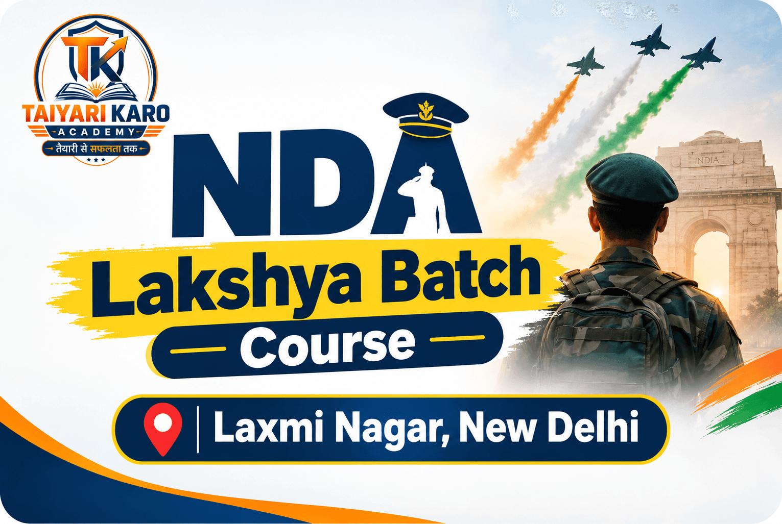 NDA Lakshya Coaching In Laxmi Nagar Delhi