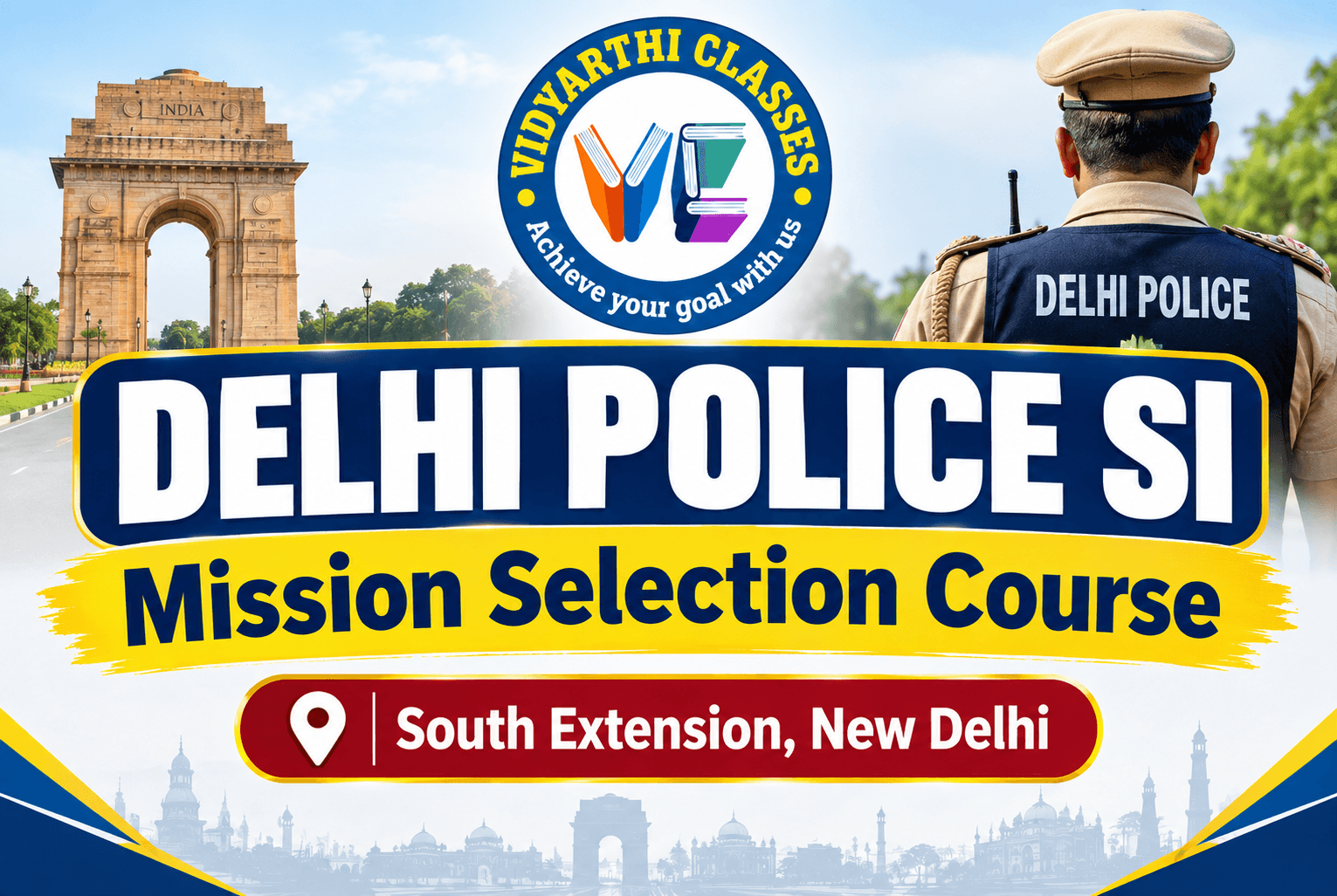 Delhi Police SI Mission Selection Coaching in South Extension, New Delhi