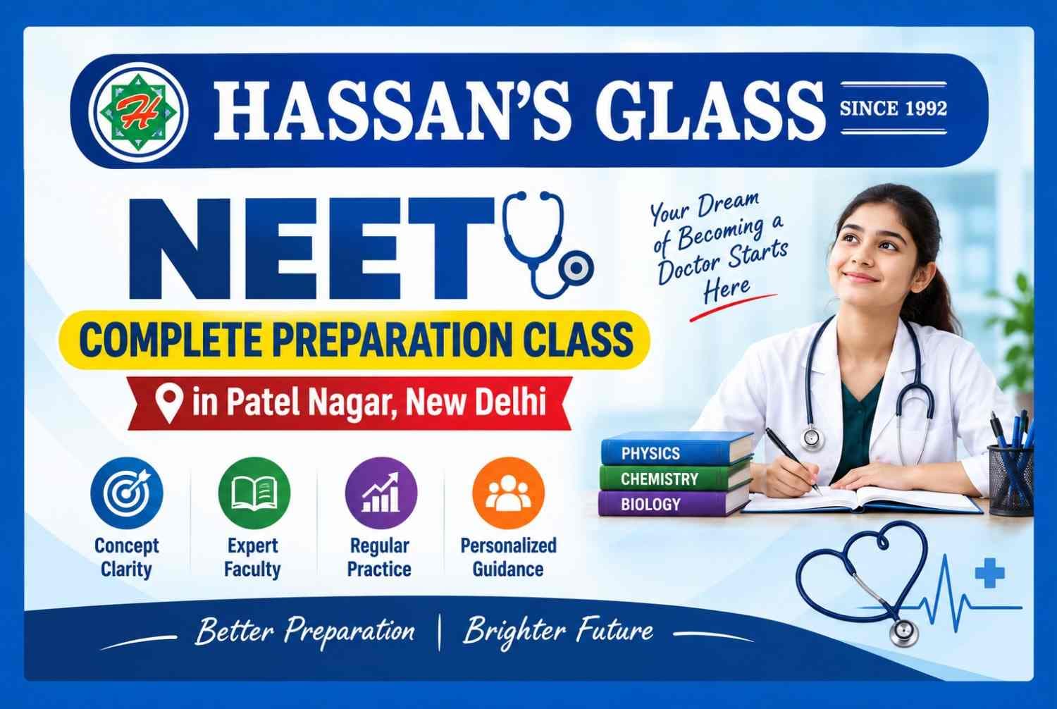NEET Complete Preparation Class in Patel Nagar New Delhi