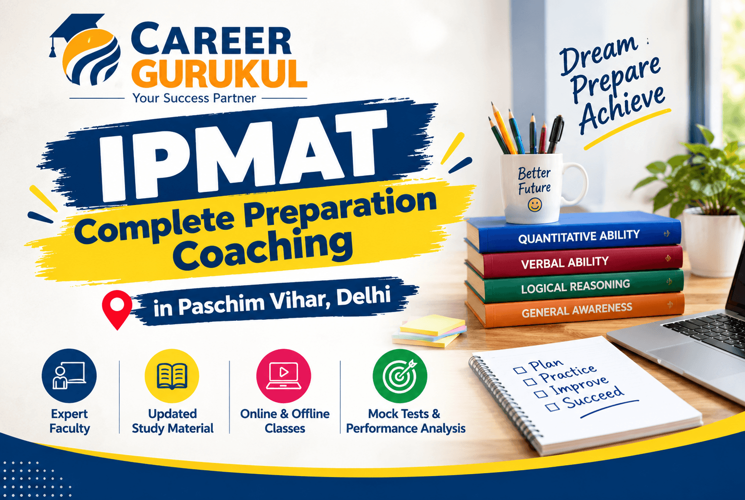 IPMAT Coaching in Paschim Vihar Delhi 