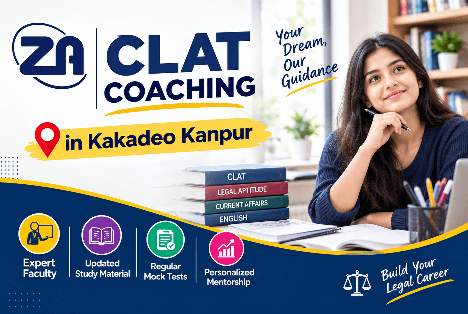 Best CLAT Coaching in Kakadeo Kanpur