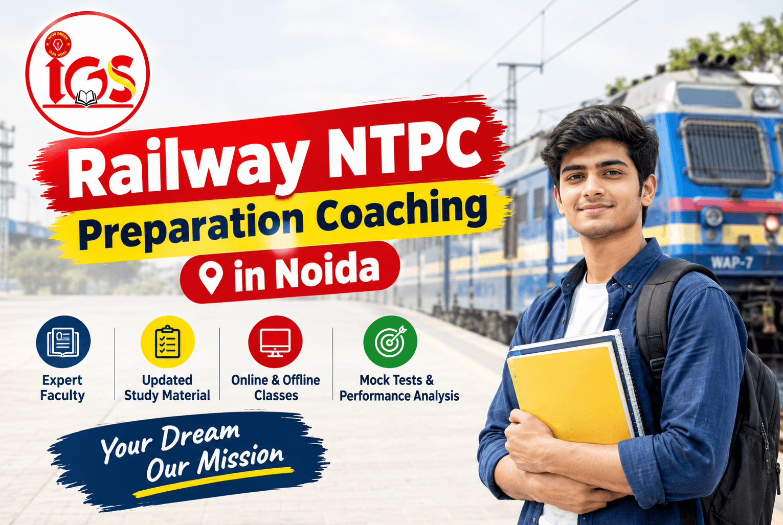 Railway NTPC Preparation Coaching in Noida 