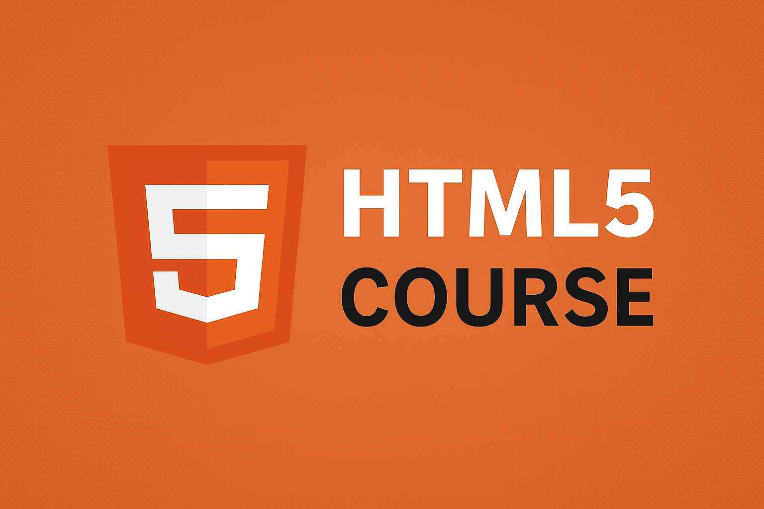 HTML5 Course