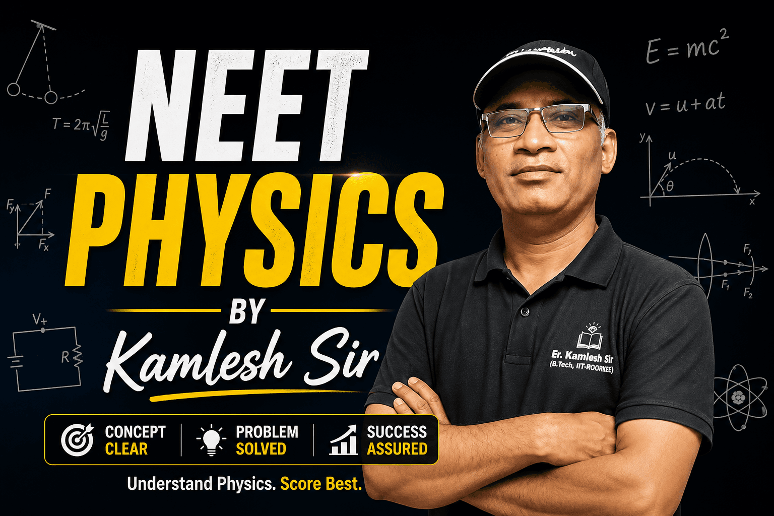 NEET Physics Classes by Kamlesh Sir | Hazratganj Lucknow
