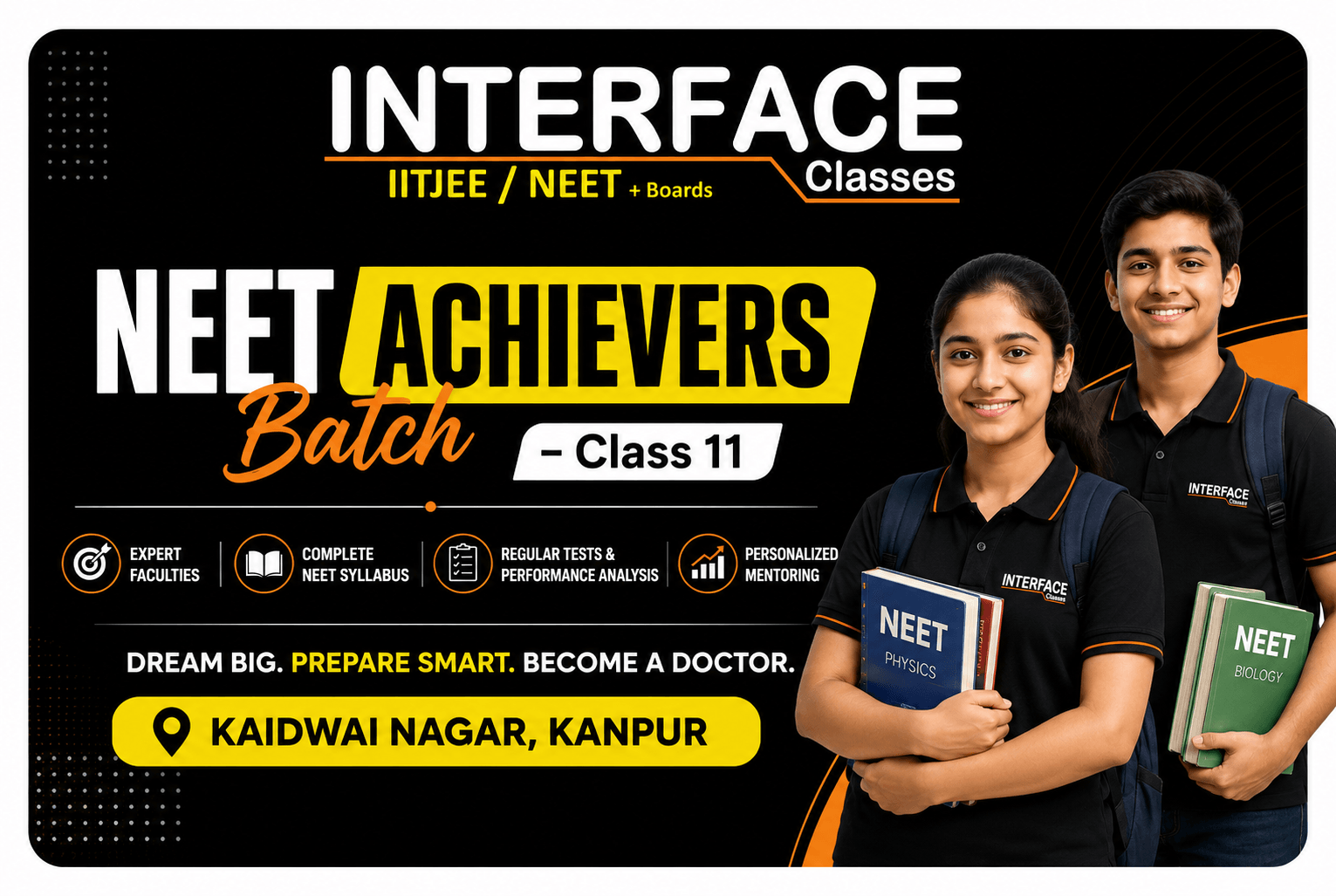 NEET Achievers Batch – Class 11 , Kaidwai Nagar, Kanpur,