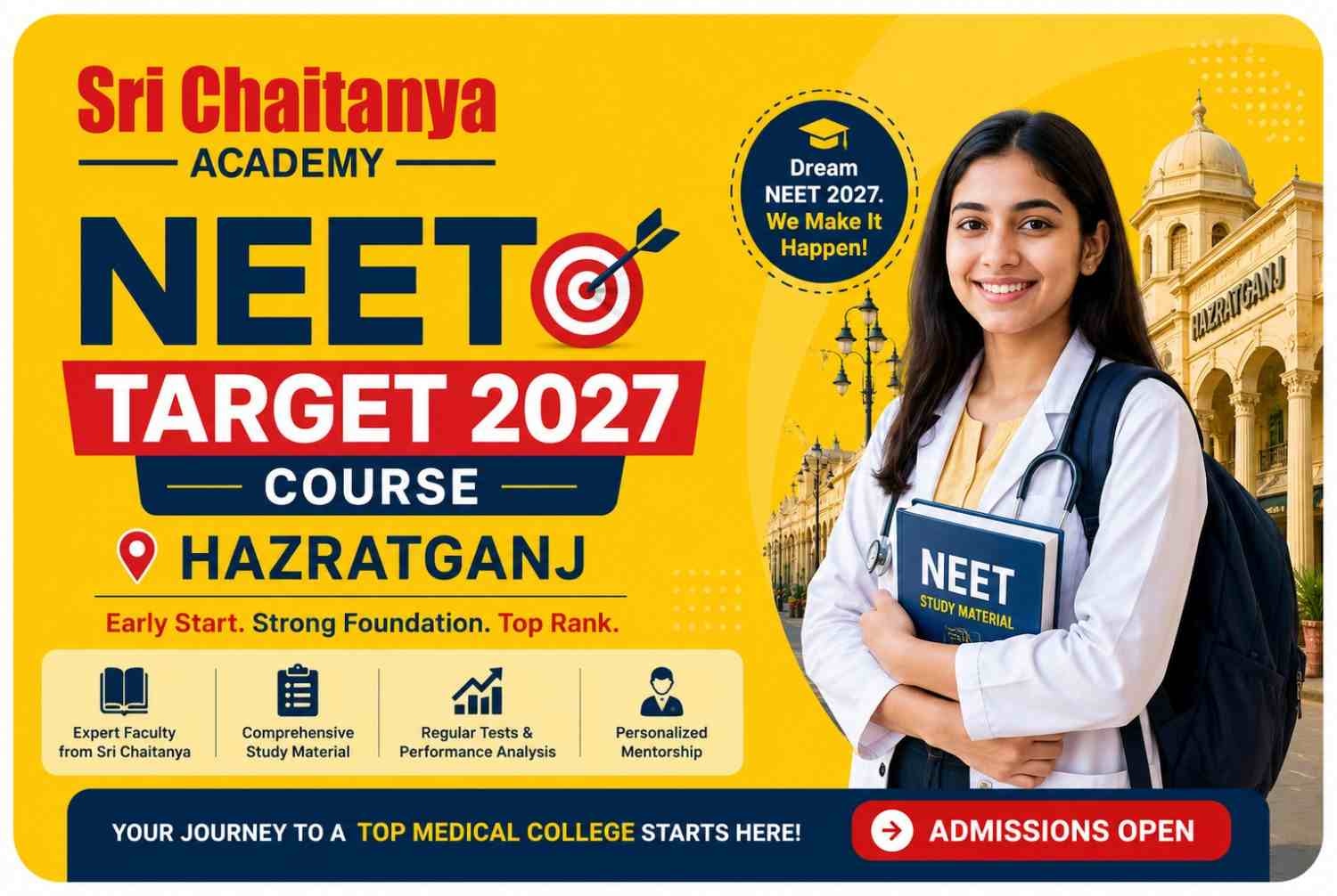 NEET Target 2027 Course Hazratganj