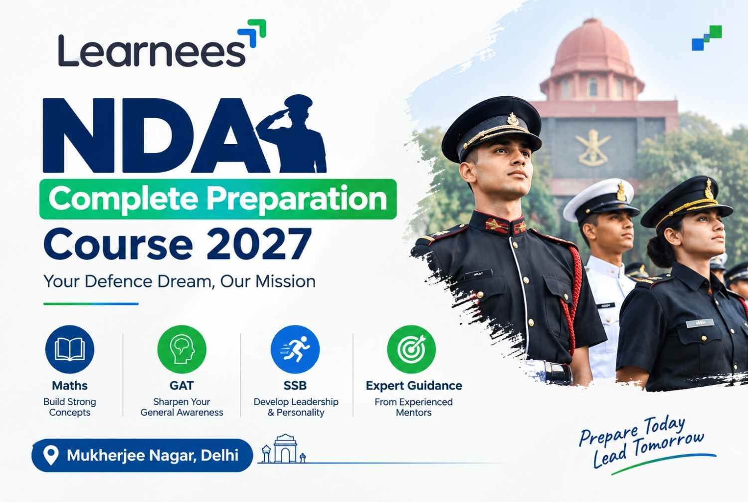 Best NDA Preparation Batch In Mukherjee Nagar Delhi