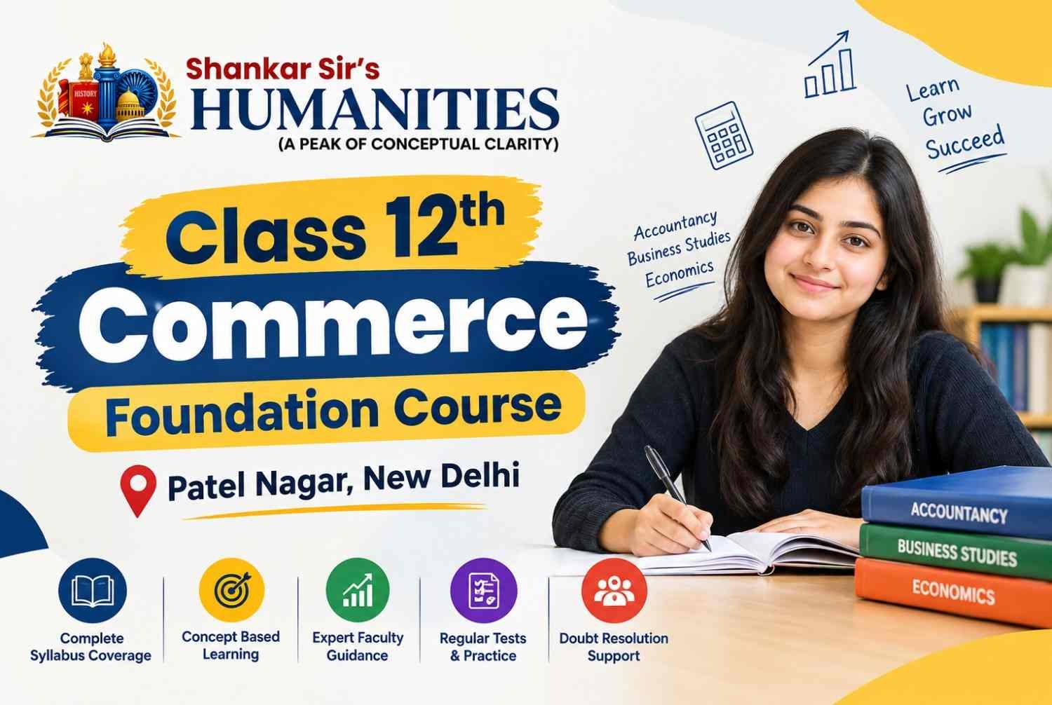 Class 12th Commerce Coaching In Patel Nagar Delhi