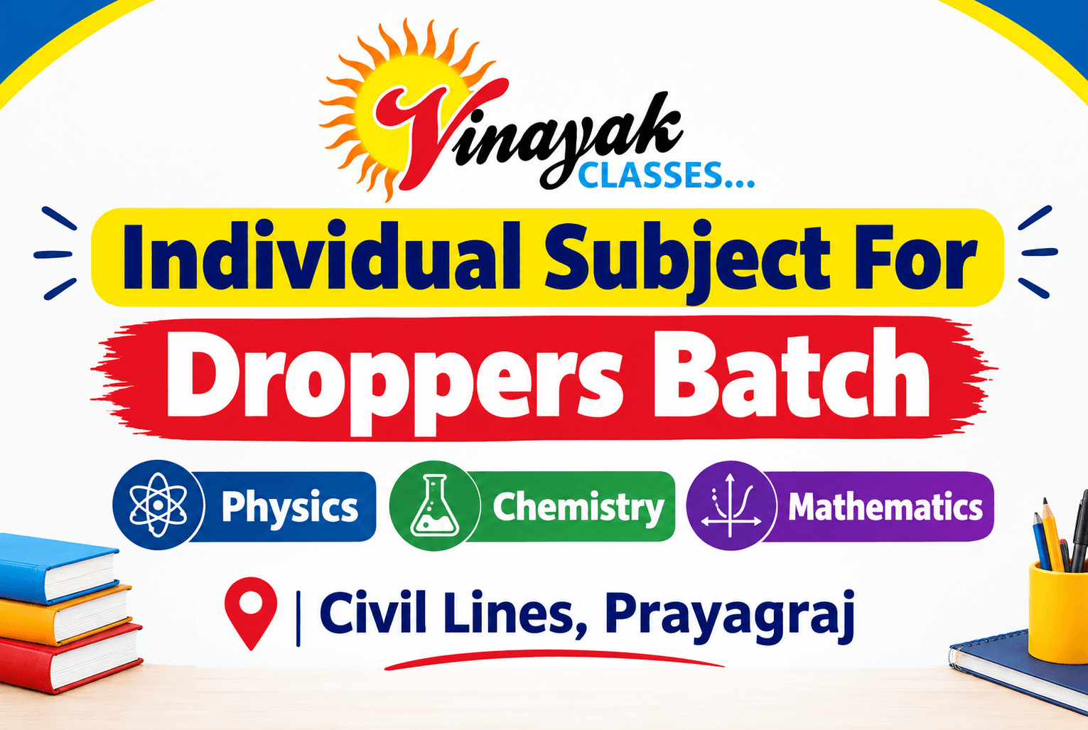 Physics Chemistry Maths Classes For Dropper Batch In Civil Lines Prayagraj