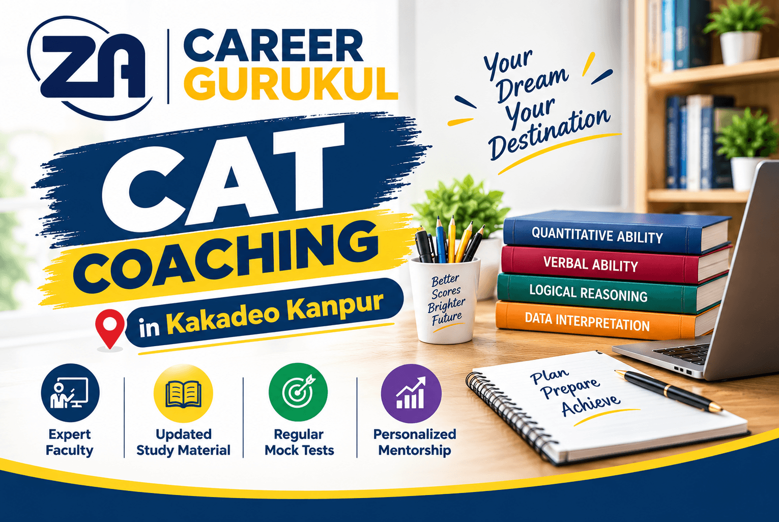 Best CAT Coaching in Kakadeo Kanpur